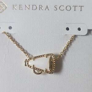 New kendra scott gold cheerleading necklace
